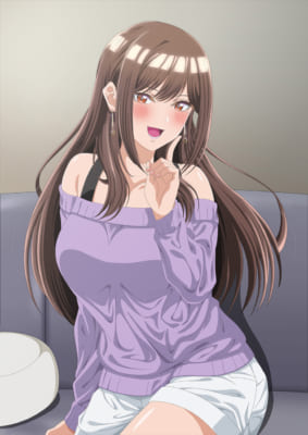 TVアニメ「同じゼミの染谷さんがセクシー女優だった話。」キービジュアル