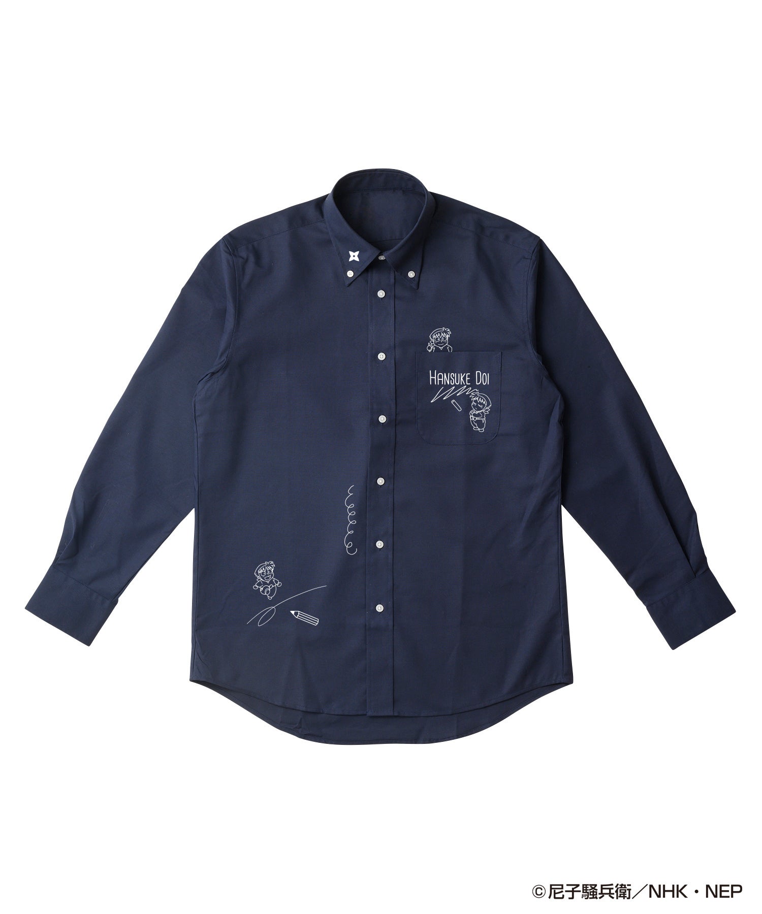 忍たま乱太郎×ZOZOTOWN Yシャツ 土井先生デザイン
