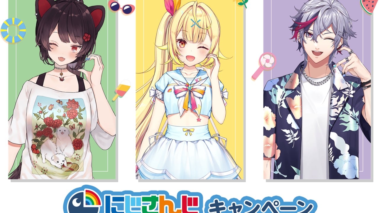 「にじさんじ×ローソン」コラボキャンペーンが7月14日スタート！戌亥とこ・星川サラ・不破湊のクリアファイルがもらえる