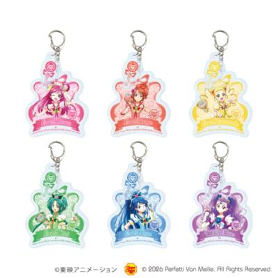 『Yes!プリキュア5GoGo!』×チュッパチャップス パーツ付きアクリルキーホルダー 全6種