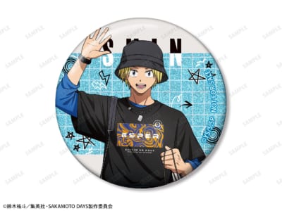 描き下ろし 朝倉シン ショッピングver. グリッター缶バッジ AMNIBUS＆アニメイト限定特典