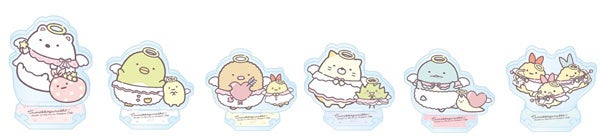 すみっコぐらし コラボカフェ つながるアクリルマスコット てんし 全6種