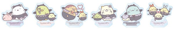 すみっコぐらし コラボカフェ つながるアクリルマスコット あくま 全6種