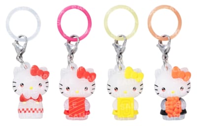 ハローキティ×スシロー コラボミニチャーム 全4種