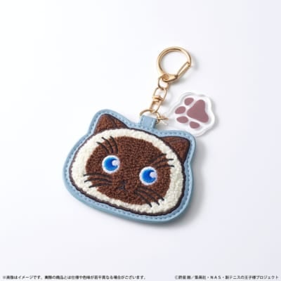 カルピン もこもこサガラ刺繍キーホルダー