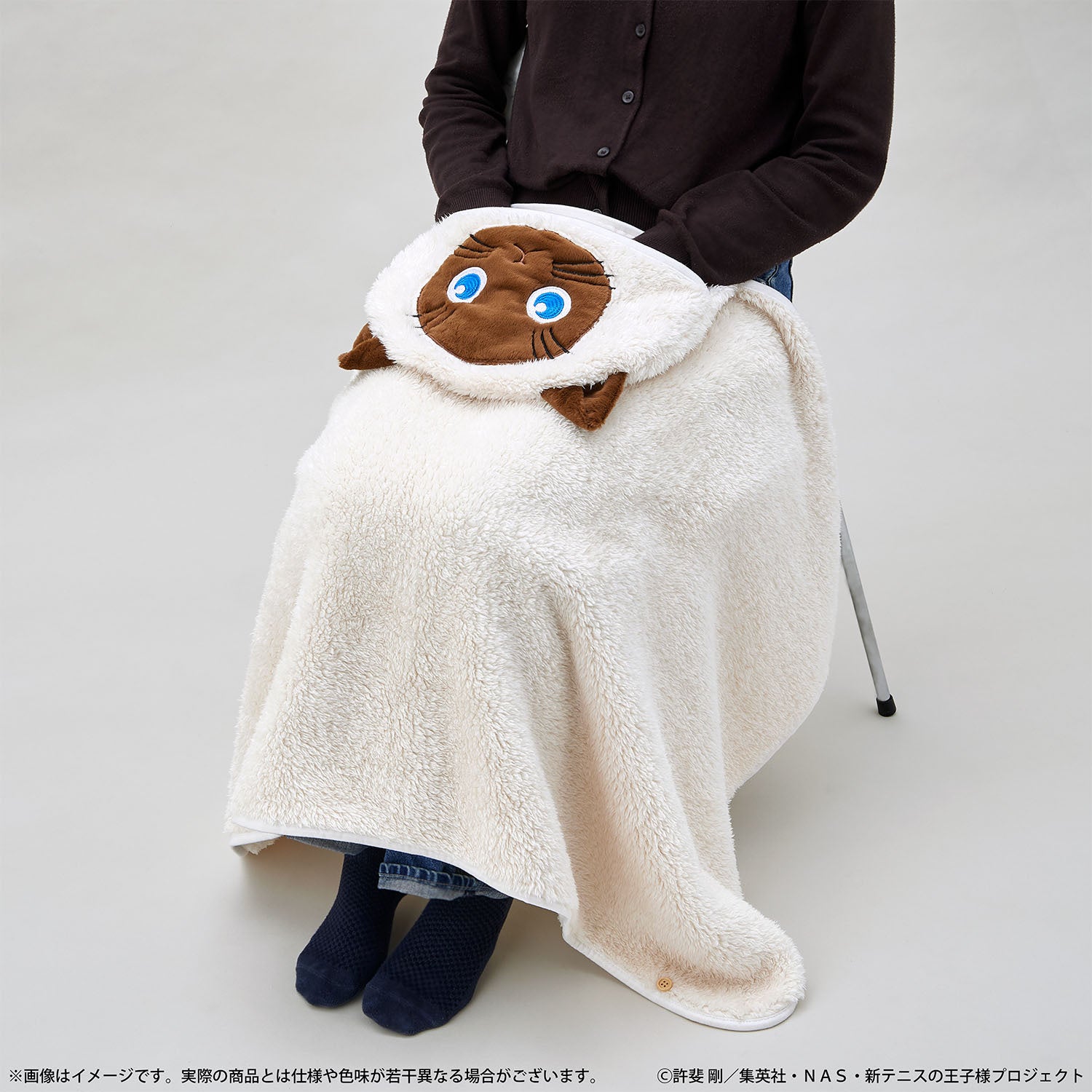 カルピン もこもこ5WAYブランケット ポンチョ