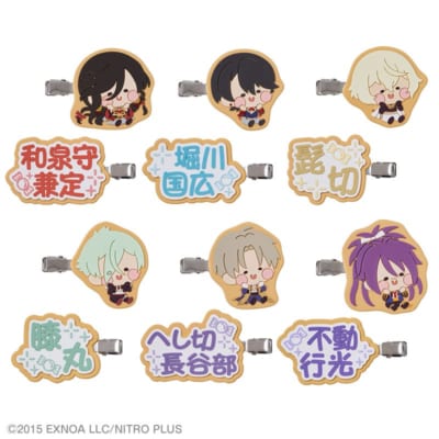 エニマイくじ 刀剣乱舞 E賞 ヘアクリップセット 全6種