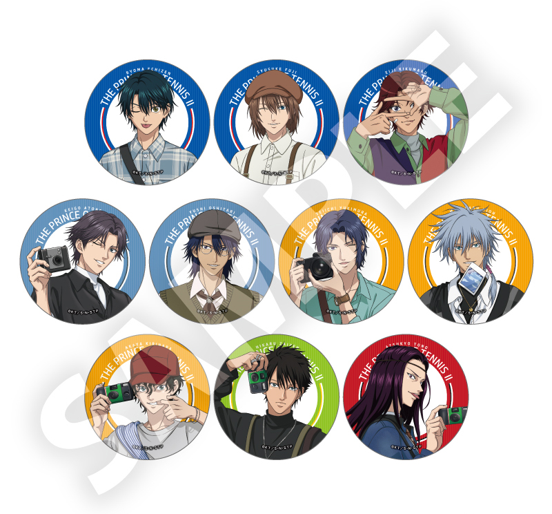 アニメ『新テニスの王子様』POPUP STORE in ロフト トレーディング缶バッジ