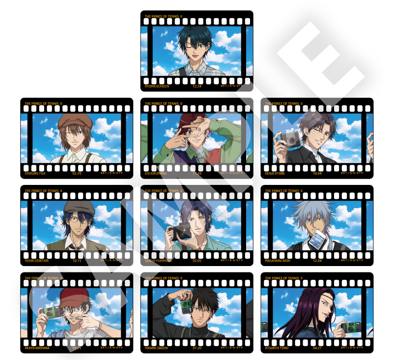 アニメ『新テニスの王子様』POPUP STORE in ロフト トレーディングフォト風クリアカード