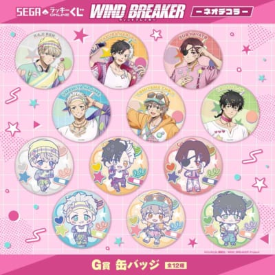 WIND BREAKER オンラインくじ G賞 缶バッジ