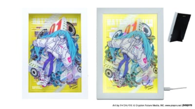 初音ミク 多層LEDアートボード Art by ケイゴイノウエ(USBケーブル付属)税込11,000円