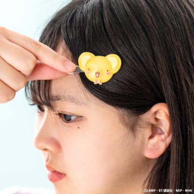 E賞 ぷっくり前髪クリップ 使用イメージ
