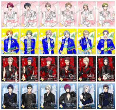 『A3!』IDOL REWRITEフェア 購入特典ブロマイド全24種