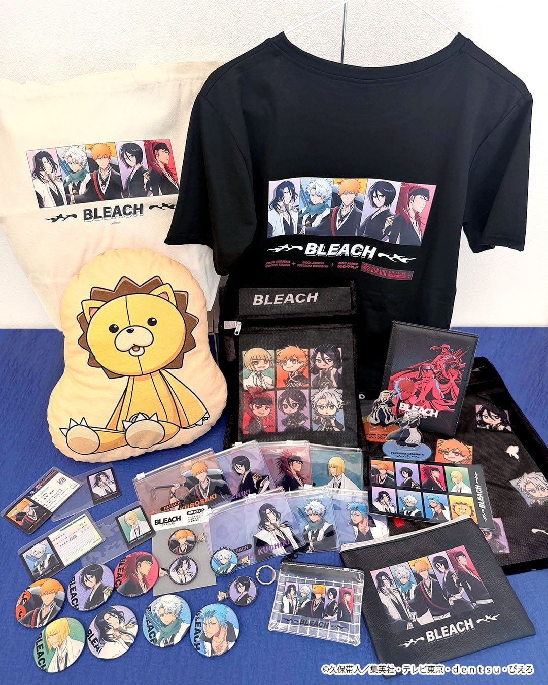 『BLEACH』のコンがクッションに！コラボグッズがサンキューマート初登場、グッズ全21アイテムが390円で8月下旬発売