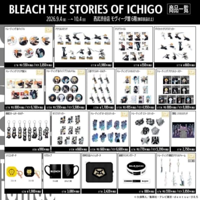 BLEACH THE STORIES OF ICHIGO オリジナルグッズ商品一覧