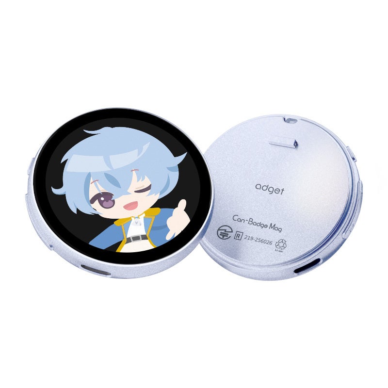 Can-Badge Mag ミストブルー