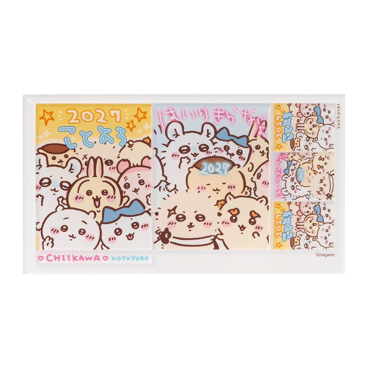 ちいかわ ハッピーバッグ2027 プリクラ風アクリルステッカー