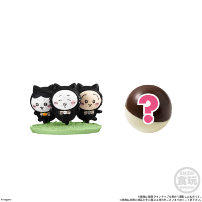 「チョコサプ ちいかわ2」ちいかわ&ハチワレ&うさぎ(黒猫)・シークレット