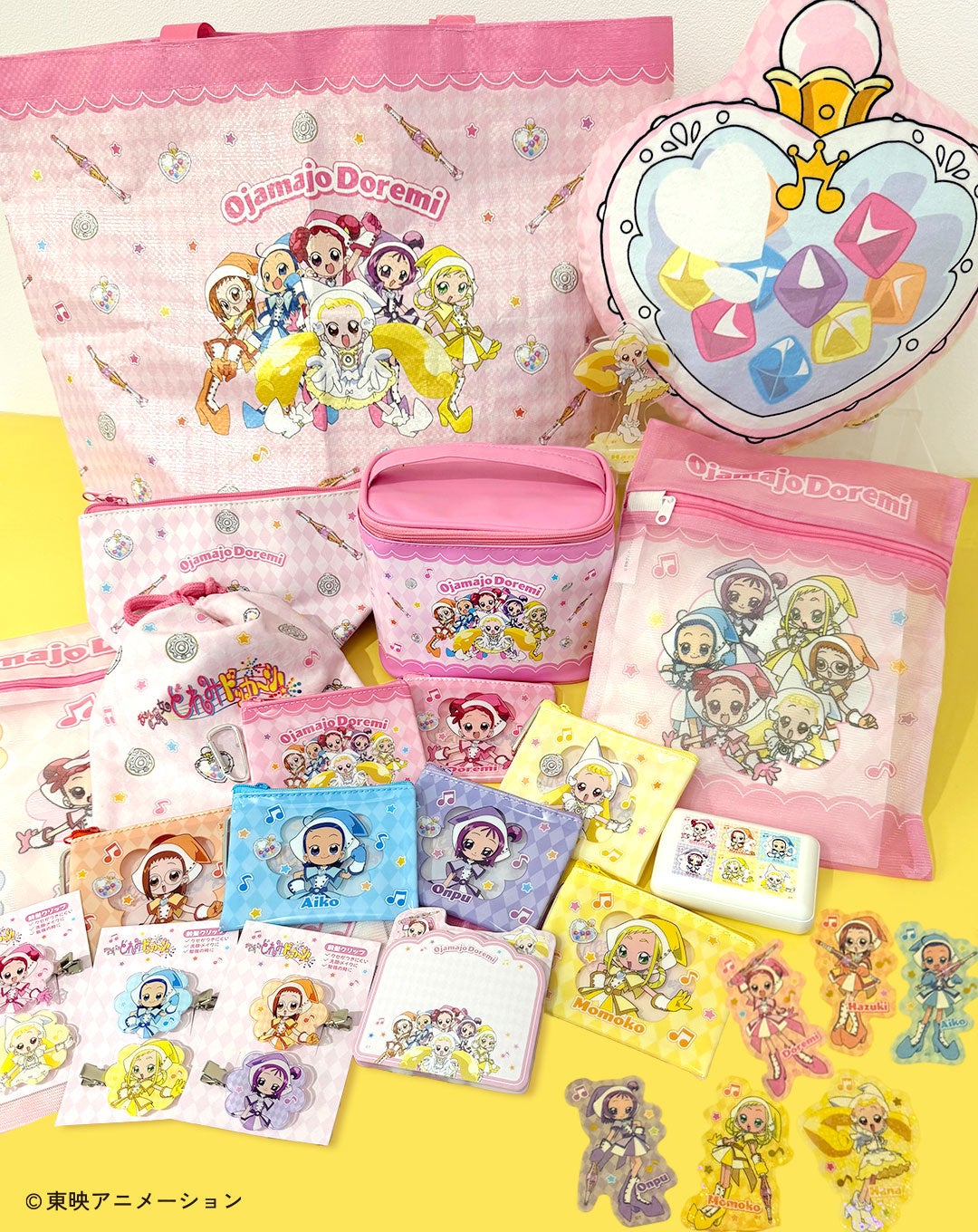 『おジャ魔女どれみ ドッカ～ン！』コロンタップがクッションに♪サンキューマートで全32コラボアイテムを9月中旬発売