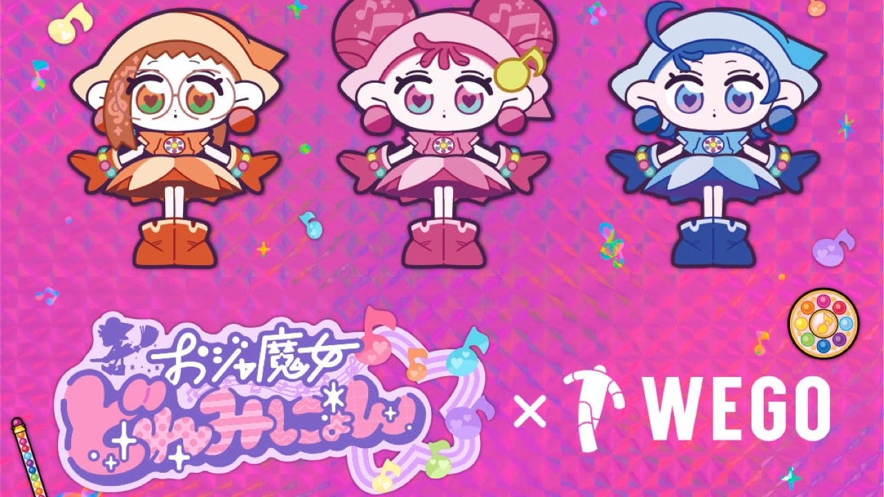 「おジャ魔女どれみにょん×WEGO」コラボアイテムが8月21日に発売！キラキラアクキー全6種＆6人集合Tシャツが登場