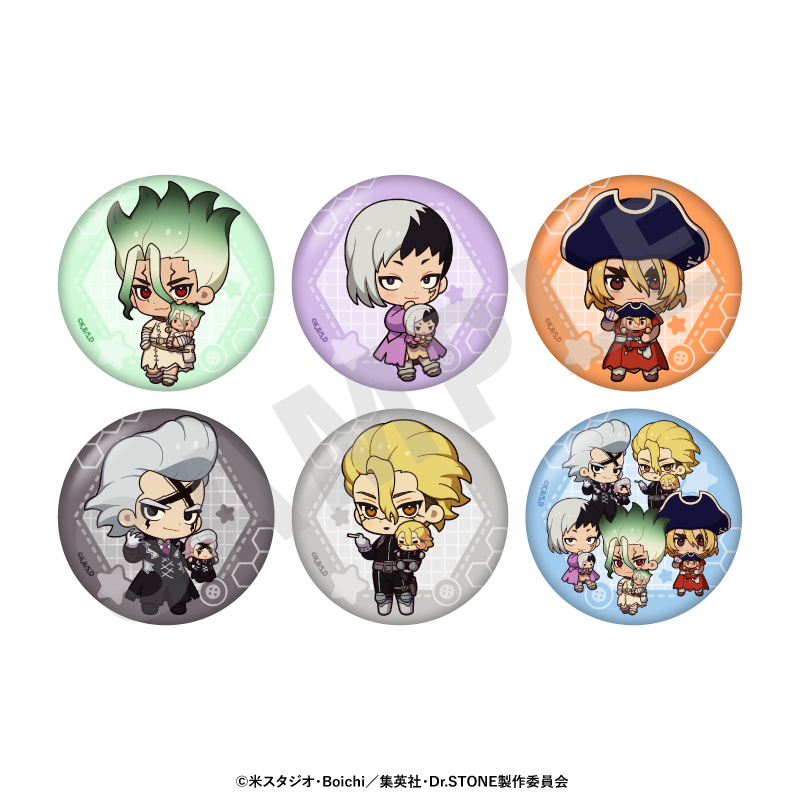 『Dr.STONE』POP UP SHOP トレーディング缶バッジ だっこシリーズ