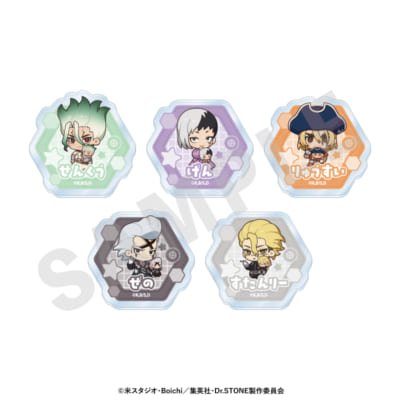 『Dr.STONE』POP UP SHOP お名前バッジ だっこシリーズ
