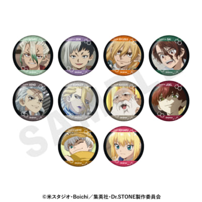 『Dr.STONE』POP UP SHOP トレーディングキラキラ場面写缶バッジ favorite series