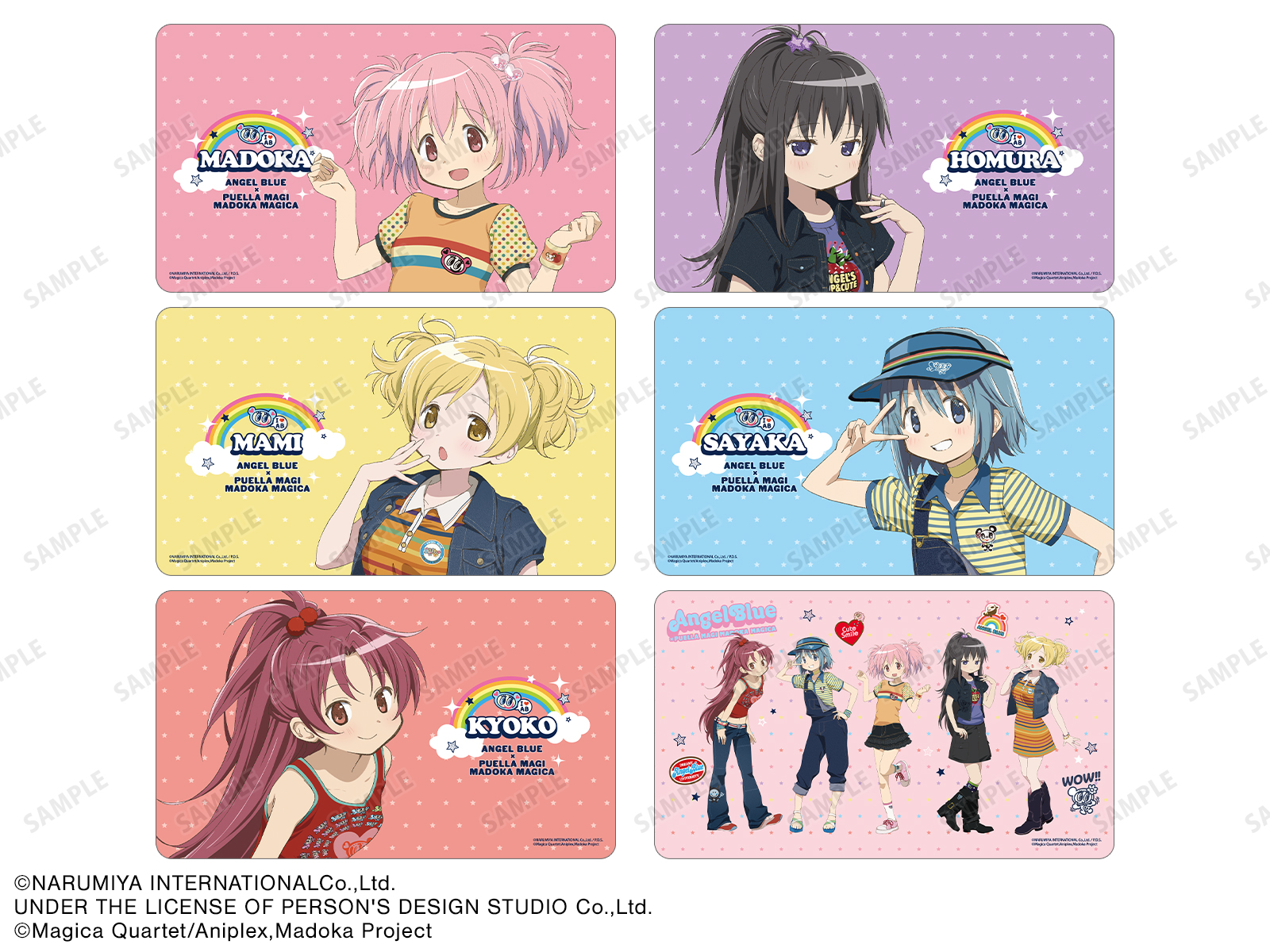 ANGEL BLUEコラボ 描き下ろし マルチデスクマット（全6種）