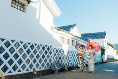 萩の城下町 着物さんぽ