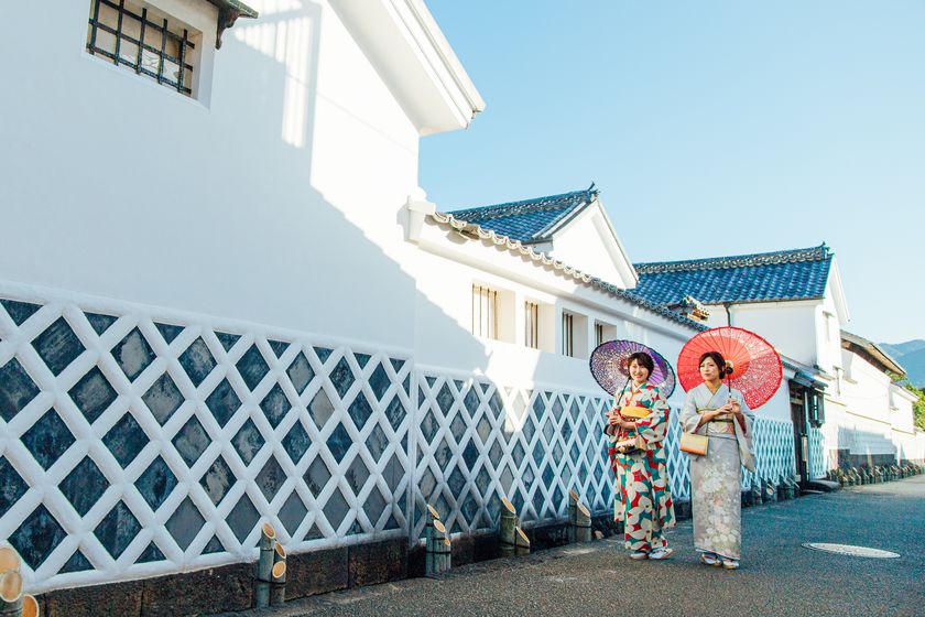 萩の城下町 着物さんぽ