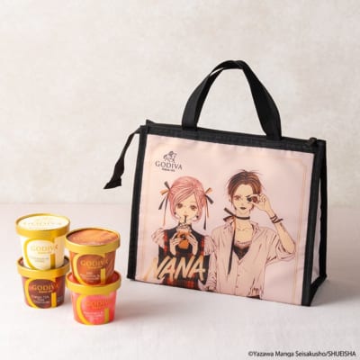 ゴディバ×NANA カップアイスクリーム 保冷バッグセット