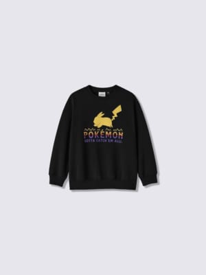 KIDSスウェットプルオーバー Pokémon BLACK
