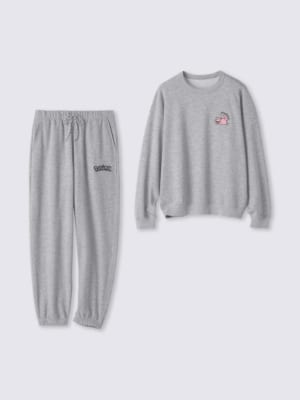 スウェットラウンジセット(長袖＆ロングパンツ) Pokémon GRAY