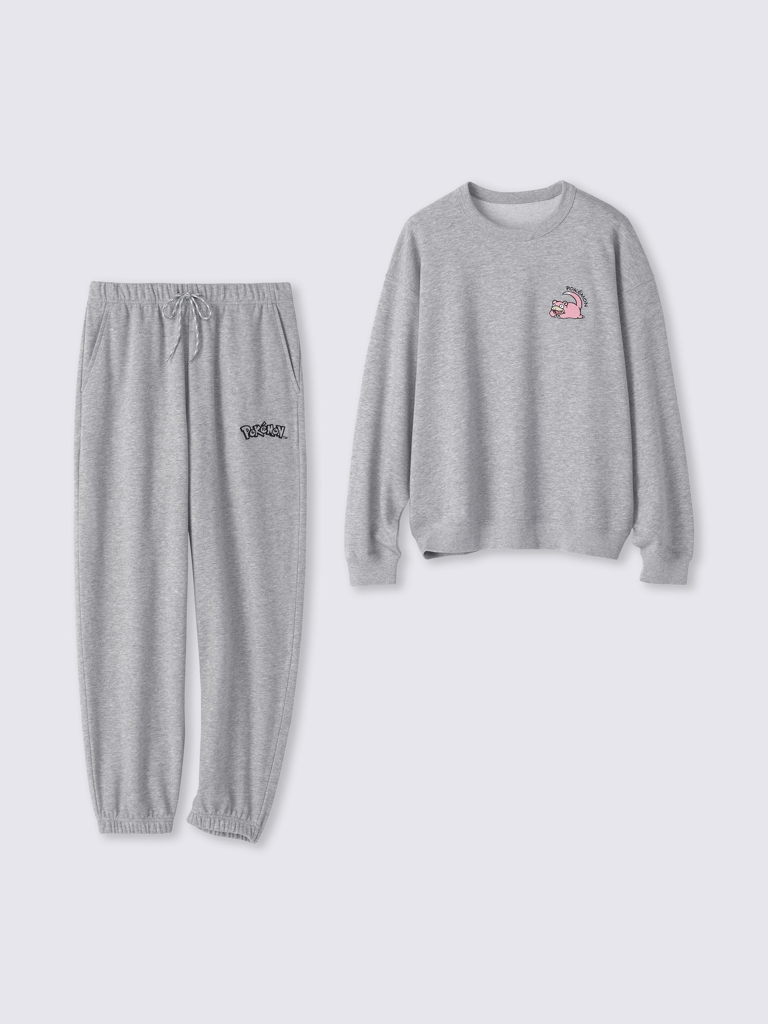 スウェットラウンジセット(長袖＆ロングパンツ) Pokémon GRAY