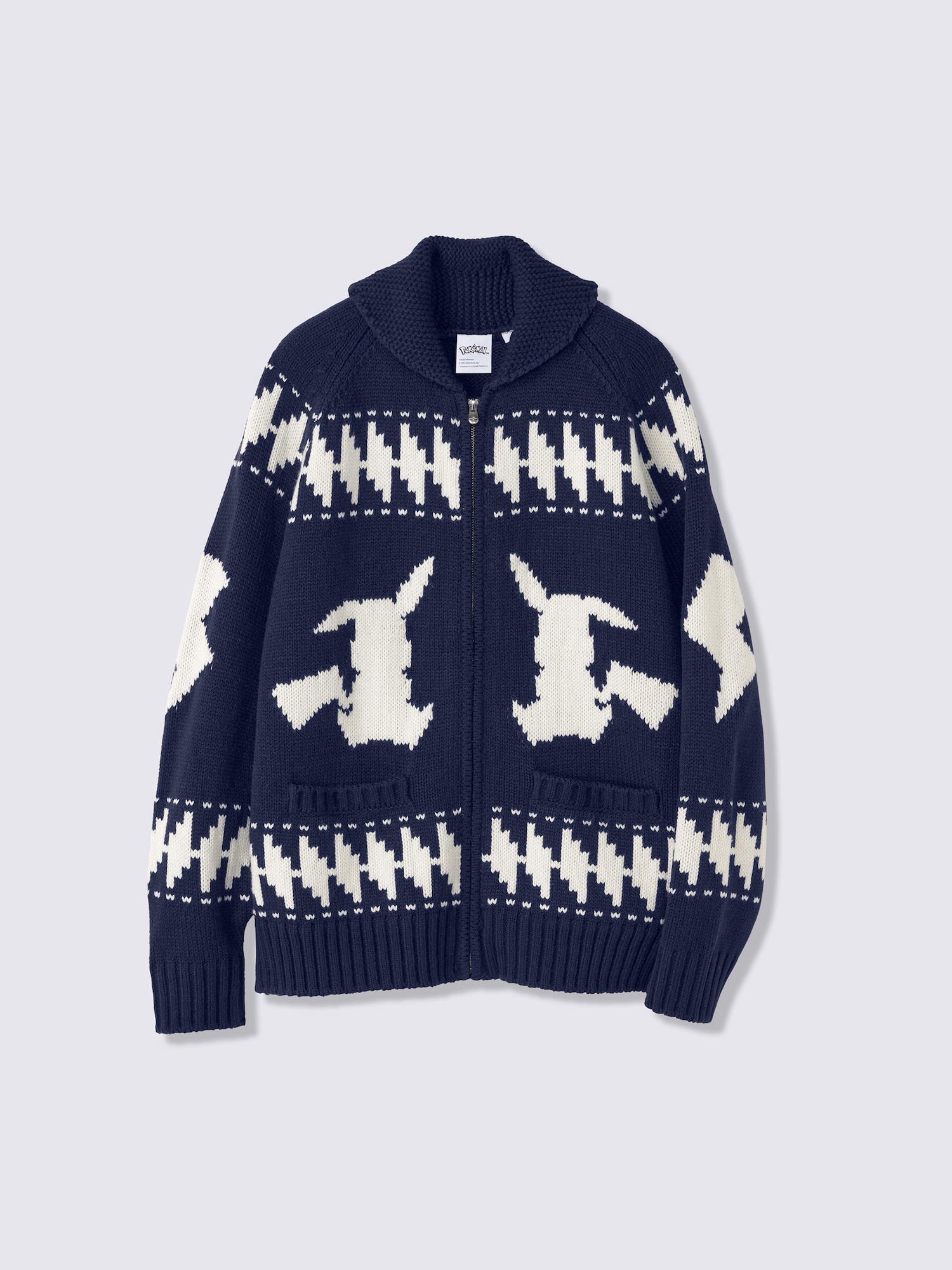 フルジップニットジャケット Pokémon NAVY