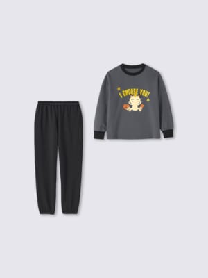 KIDSコットンスウェットラウンジセット Pokémon DARK GRAY