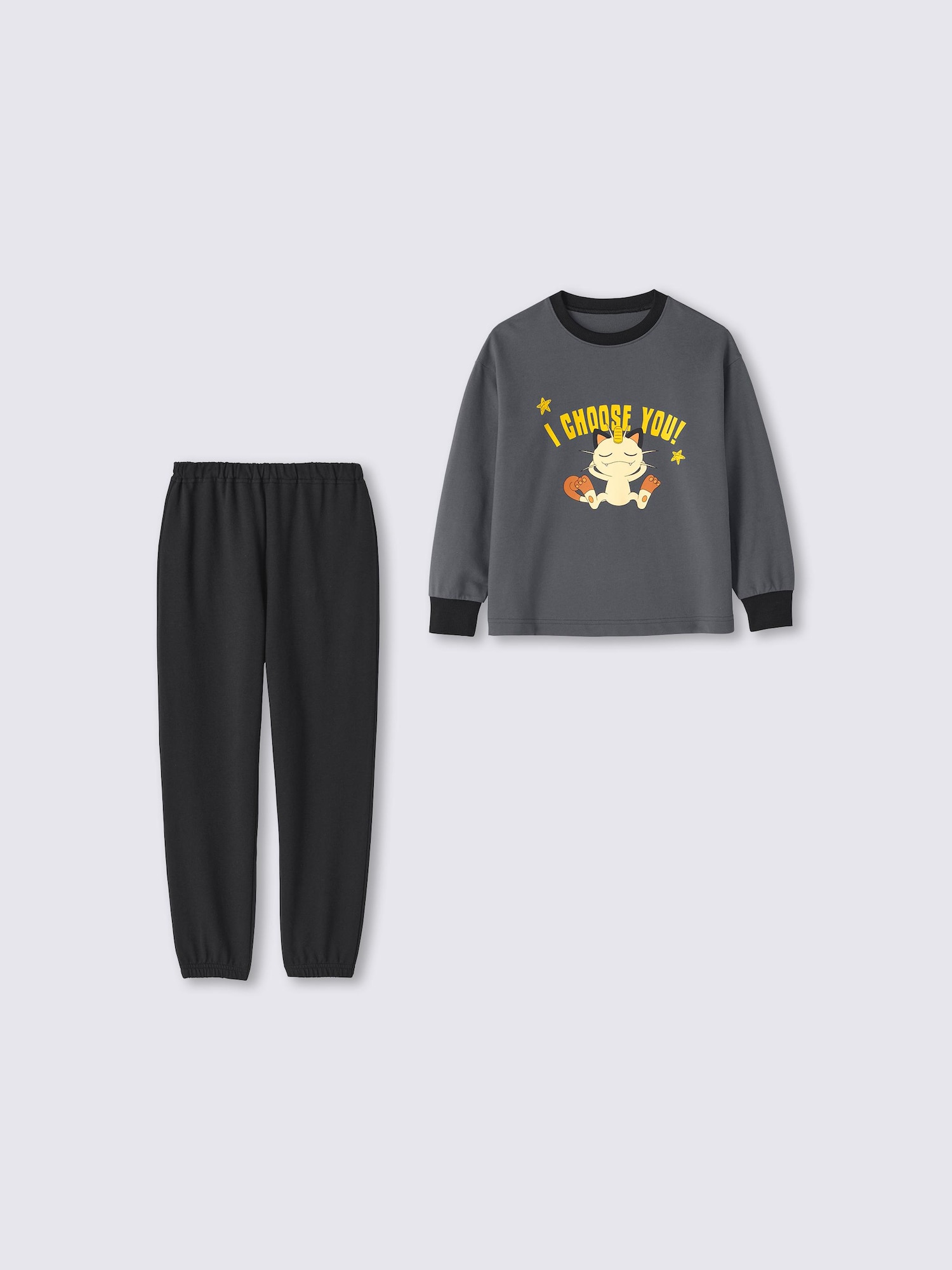 KIDSコットンスウェットラウンジセット Pokémon DARK GRAY