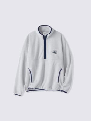 ハーフジップフリースプルオーバー Pokémon LIGHT GRAY