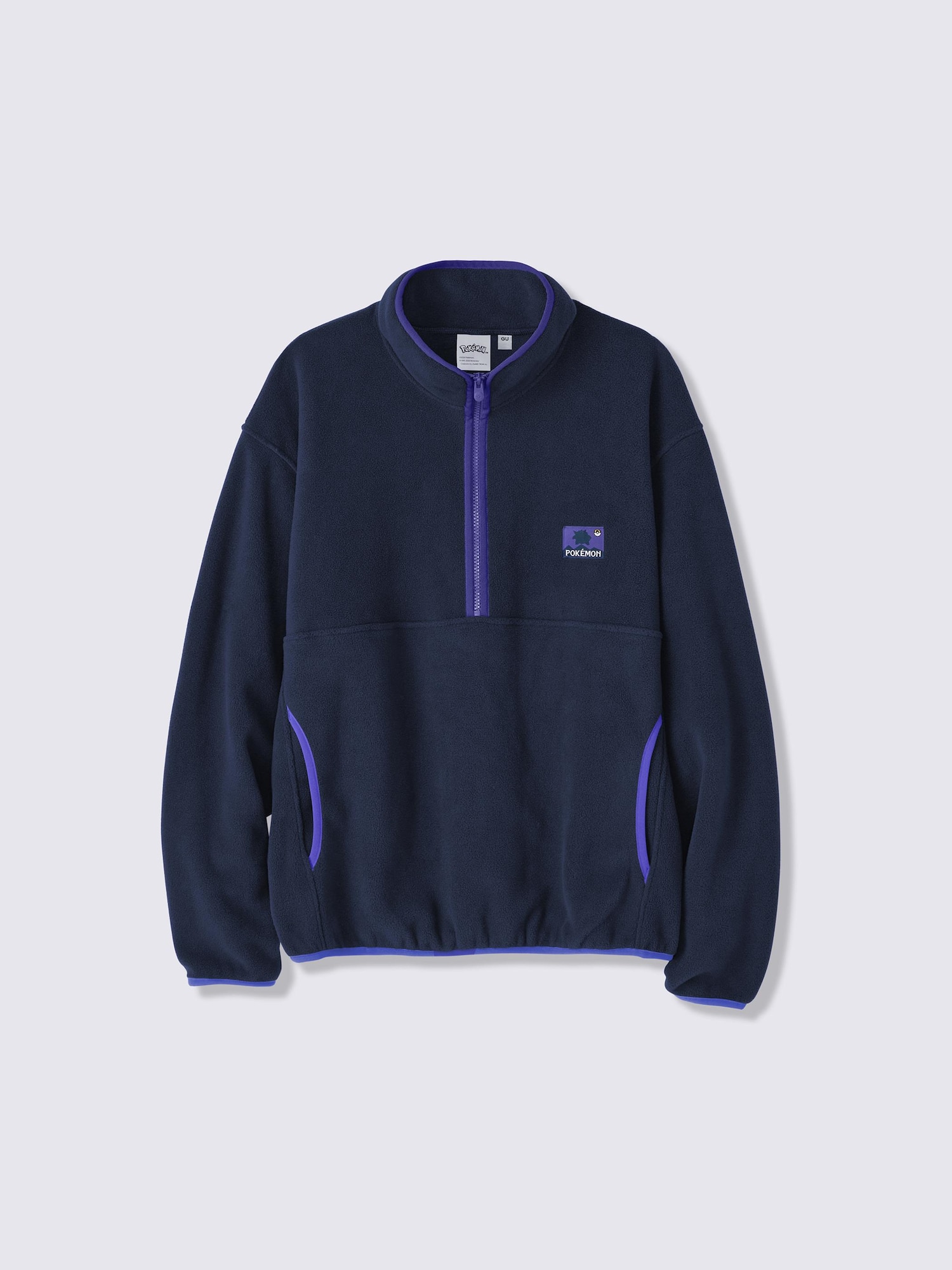 ハーフジップフリースプルオーバー Pokémon NAVY