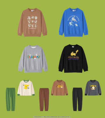 『ポケモン』×GU KIDSアイテムのラインナップ