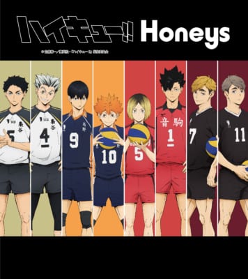 『ハイキュー!!』×Honeys コラボ キービジュアル