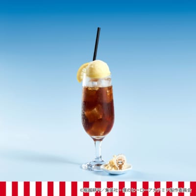 オールマイトのレモンコーラフロート