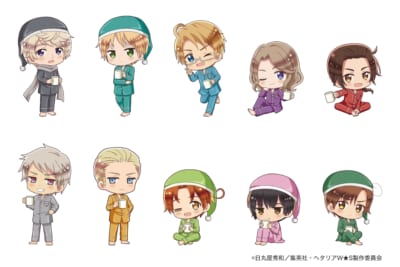 『ヘタリア World★Stars』描きおこしちびキャライラスト