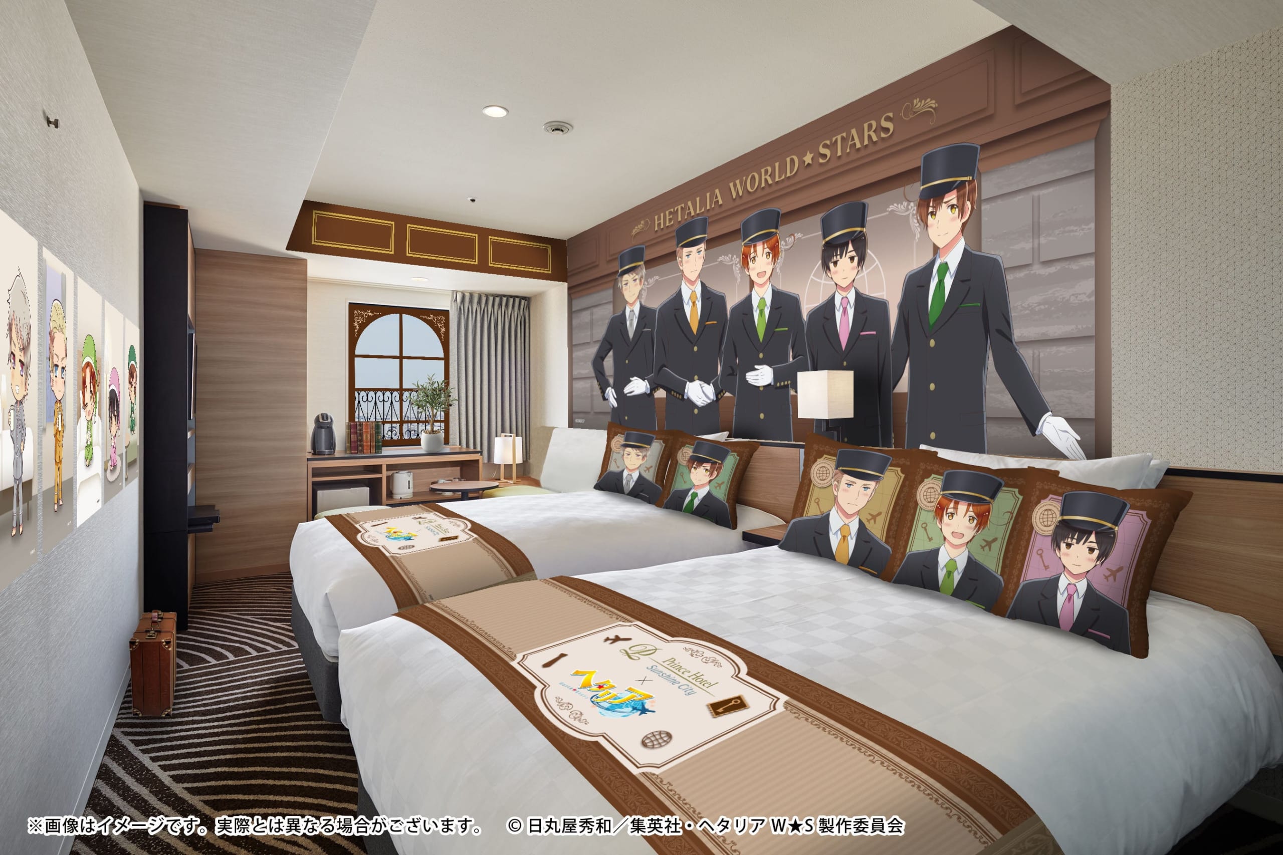『ヘタリア World★Stars』コラボレーションルーム ROOM1「Entrance Side」