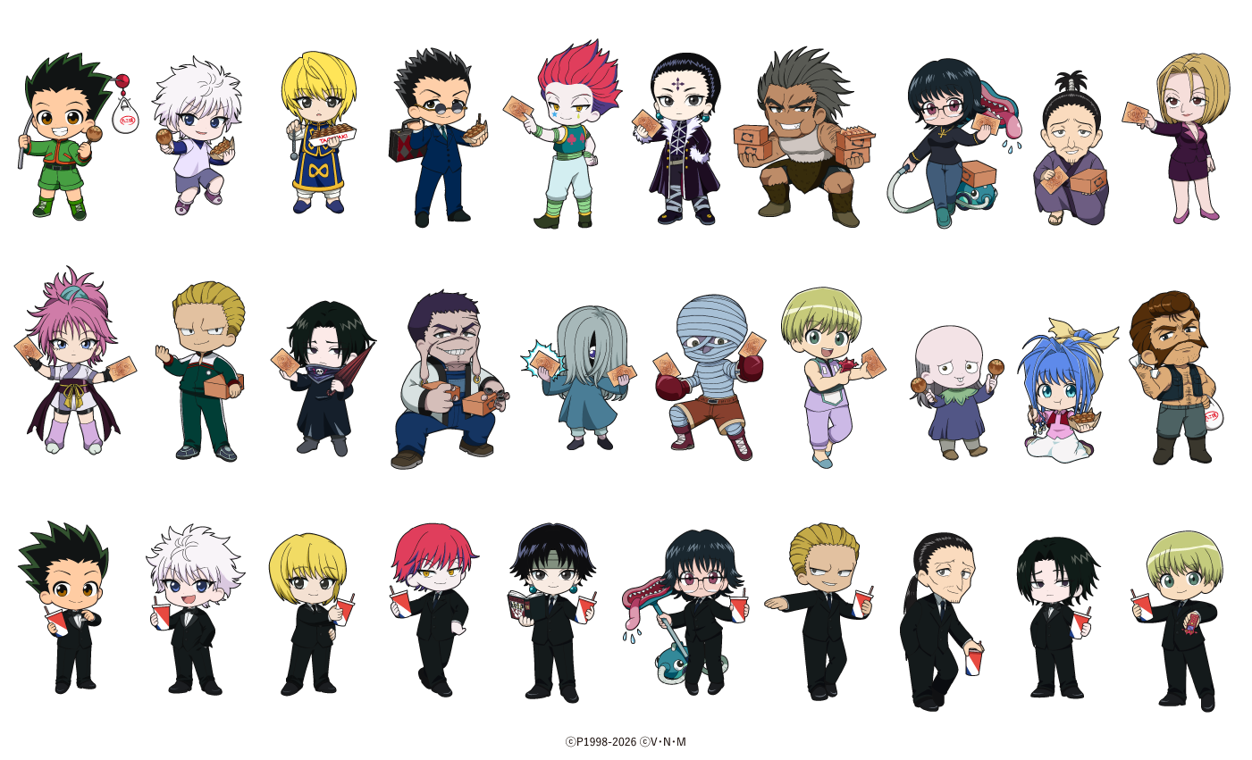 『HUNTER×HUNTER』×築地銀だこ オリジナルミニキャラ 全30体