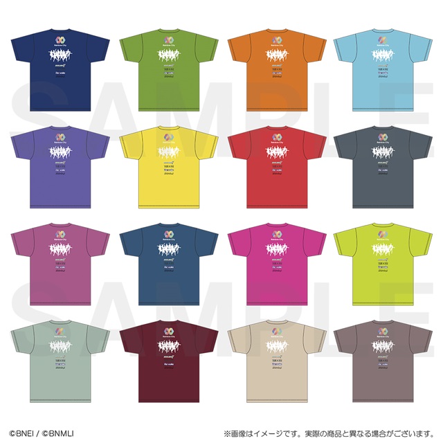 「アイドリッシュセブン」フルグラフィックTシャツ 全16種の背面デザイン