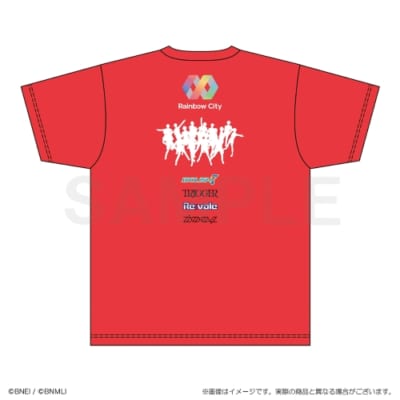「アイドリッシュセブン」フルグラフィックTシャツ 七瀬陸 Ver. 背面
