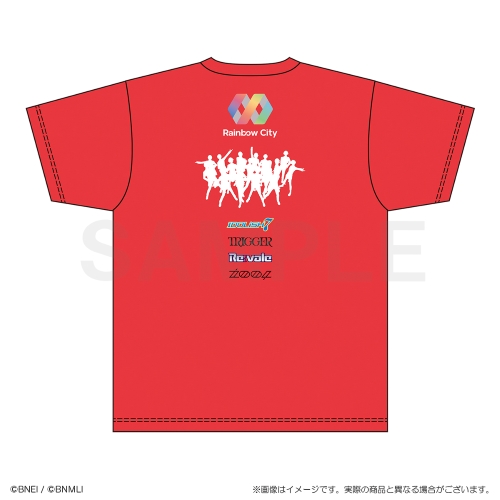 「アイドリッシュセブン」フルグラフィックTシャツ 七瀬陸 Ver. 背面