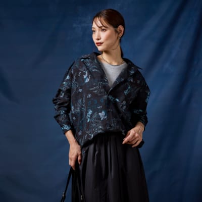 ユニセックス総柄シャツ「ヘラクレス/ハデス」