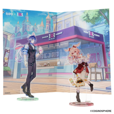 フリンズ・リンネア アクリルスタンドセット 専用背景台紙